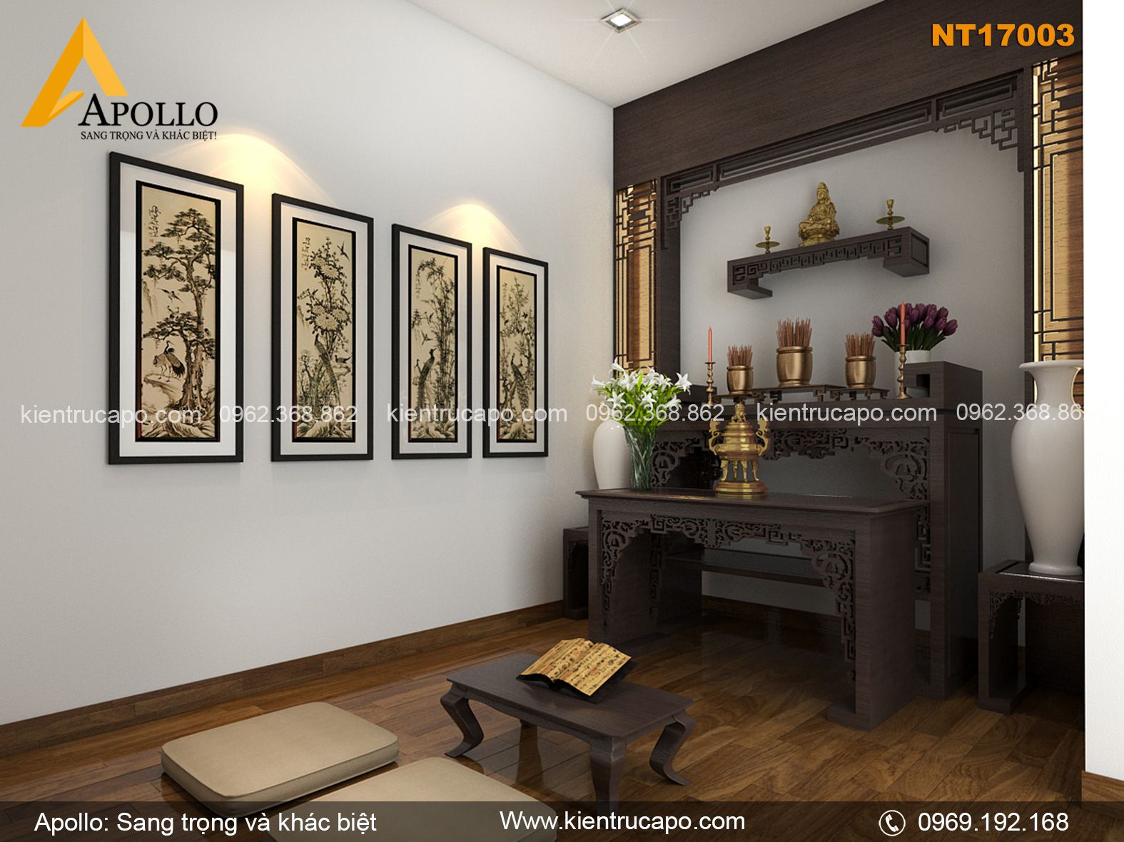 Mẫu nội thất hiện đại cho gia đình (NT17003)